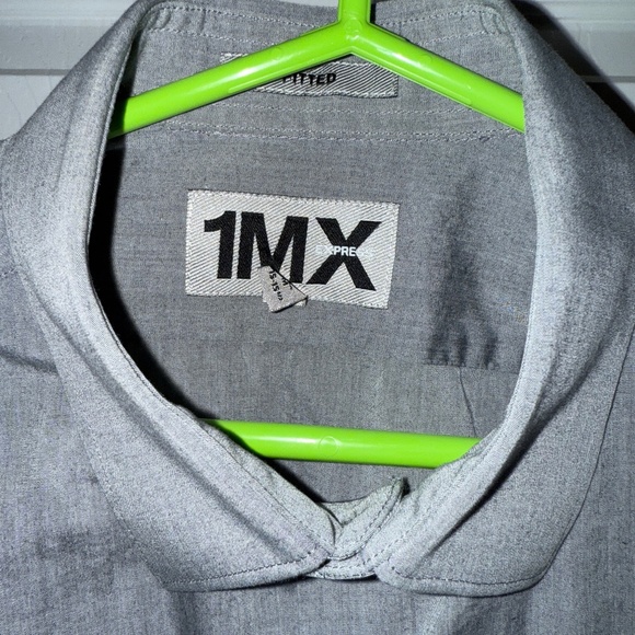 MENS EXPRESS 1MX FITTED DRESS SHIRT - Picture 1 of 3